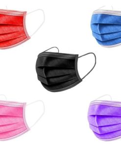 Black Disposable Masks - Pack of 50