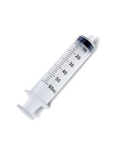 Syringes 3 part - Luer Slip - 50/60ml Syringe - Latex Free - box of 20's