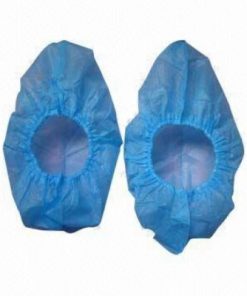 MOM Shoe Cover Plastic blue (100's) 20 microns
