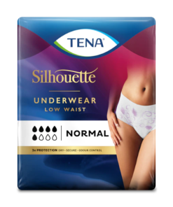 TENA Silhouette Normal Low Waist Blanc -Adult diapersUnderwear | Medium