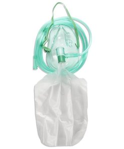 Oxygen Mask Non-Rebreather 2m tubing + Bag - Paed
