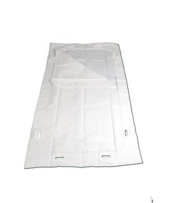 Transparent Straight Zip + Handles 160 Micron - Extra Large