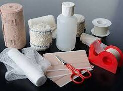 wound dressing with antibiotic