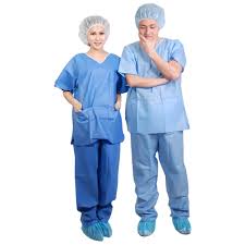 Disposable isolation gown (50gsm)