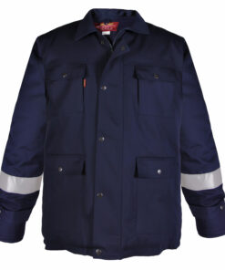 D59 Flame Retardant & Acid Resist Jacket with Reflective Tape Size 54