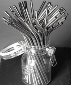 metal straws with silicone tips