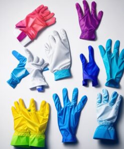 Surgical gloves powdered