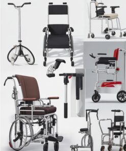 2 in 1 rollator and transport chair