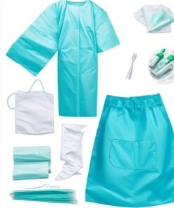 Disposable coveralls green medium