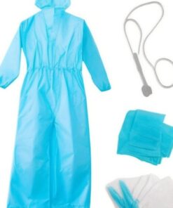 Disposable sterile coveralls blue large