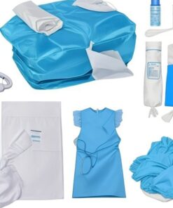 Disposable sterile coveralls green XXX large