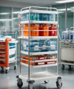 5 drawer Emergency trolley
