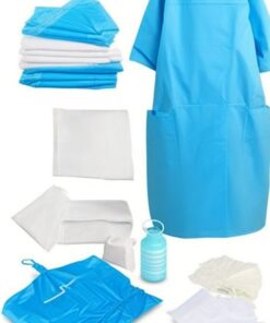 Disposable coveralls blue large