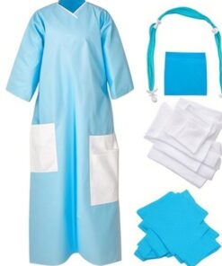 Disposable coveralls blue medium