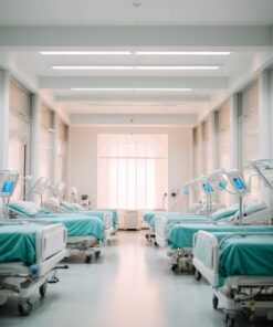 2 crank Hospital bed