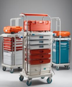 hospital oxygen cylinder trolley