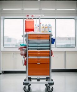 metal medical trolley