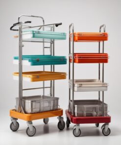 stainless steel surgical trolley