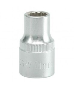 Bi-hex Socket - 12 Point - Chrome Vanadium - 1/2" Connector - Standard Length - 11mm - YT-1273