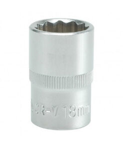 Bi-hex Socket - 12 Point - Chrome Vanadium - 1/2" Connector - Standard Length - 19mm - YT-1281
