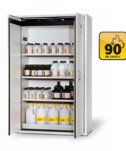 Fire Resistant Cabinet - S-Line - Storage of Flammable Hazardous Materials - 119.6 x 61.6 x 196.8 cm - IASE30115-1