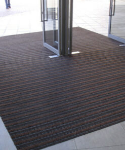 Entrance Mat - Trio Scraper Carpet - 2000 x 200 x 1.3 cm - Brown - PMD050001