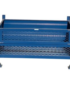 Stillage Bin - Stackable Steel Bin - Half Drop Side - Blue - 2000Kg - SBD4324