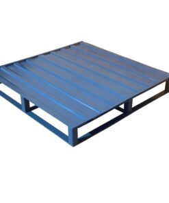 Steel Pallet - 4 Way - 120 x 120 x 15cm - Blue - PAL44