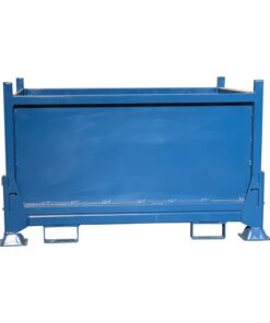 Solid Collapsible Steel Bin - Blue - 1000Kg - CB4326S
