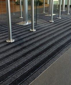 Entrance Mat - Trio Scraper Carpet - 200 x 1.3 cm - per Linear Metre - Grey - PMD060001C