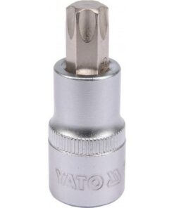 Torx Bit Socket - Male - Chrome Vanadium - 1/2" Connector - Standard Length - T55 x 50mm - YT-04317