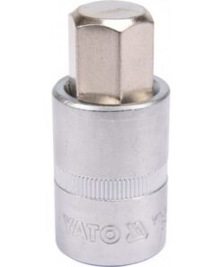 Hex Bit Socket - Chrome Vanadium - 1/2" Connector - Standard Length - HEX 17 x 50mm - YT-04388