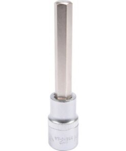 Hex Bit Socket - Chrome Vanadium - 1/2" Connector - Long - HEX 10 x 100mm - YT-04395