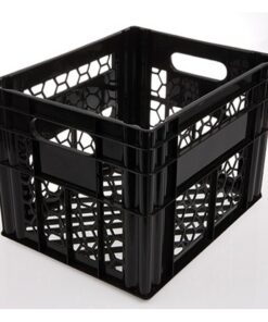 Milk Crate - Vented Base and Sides - Plastic Dairy Container - 43 x 33.5 x 30.5 cm - Virgin Material - HACCP - PI-200-virgin