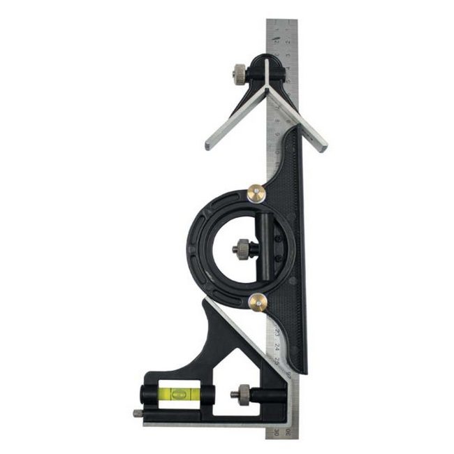 Combination Square - Centre Angle - 300mm - TOOS1708