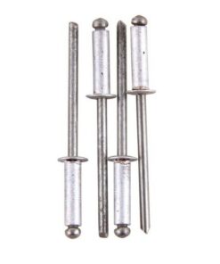 Rivets - Aluminium - 3.2 x 8mm - Pack of 100 - TOOR1651