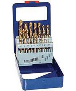 Drill Bit Set HSS - Titanium Coated - 19 Piece - TOOD418A