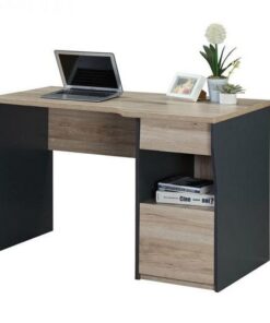 Office Desk - Colorado - 75 x 60 x 120 cm - Sanremo Oak and Dark Grey - CST 1160