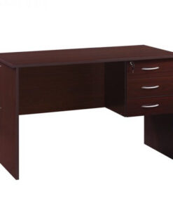 Office Desk - Three Drawers - Solitude - 75 x 60 x 120 cm - Espresso - TF 1261