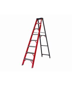 All Fibreglass Single Sided Ladder - Industrial A-Frame - 14 Steps - 4.2m - FGS14-ALL