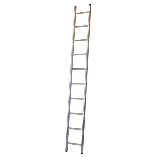 Single Ladder - Industrial Aluminium - 16 Steps - 4.8m - CSL16