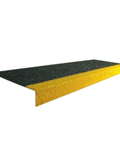 Stair Tread - COBAGRiP Anti-Slip - 150 x 34.5 x 0.5 cm - Black and Yellow - GRP010703S