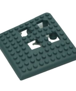 Floor Tile Corner - Flexi-Deck Interlinking Anti-Slip Drainage PVC Mat - Green - Pack of 4 - FD040004