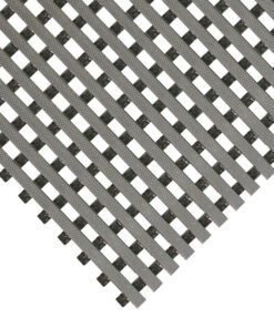 Workplace Mat - DeckStep PVC Anti-Slip Drainage - 1000 x 59 x 1.15cm - Grey - DS060610