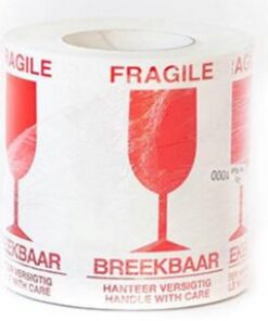 Packaging Label - Fragile Handle with Care - 4.5 cm - Pack of 1000 - 2G_LAGEN013