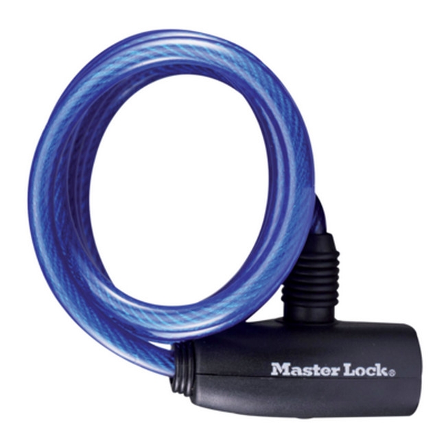 Cable Lock - Bicycle - Keyed - 1800mm - MA300019-blue