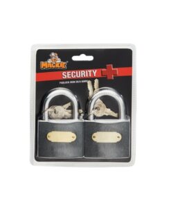 Padlock - Iron - 2k/A - 60mm - Pack of 2 - 97031105