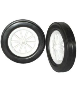 Plastic Spoked Wheels - Polypropylene - 135mm ? - Pack of 2 - RATA135