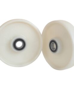 Pallet Truck Load Roller Replacement - With Bearings - Nylon - White - 200mm ? - N200