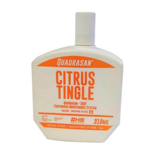 Toilet and Urinal Cleaner - Quadrasan - Citrus Tingle - 300ml - Pack of 18 - UR_18
